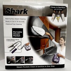 Shark Portable Steam Pocket Cleaner Handheld SC630C with All Attachments